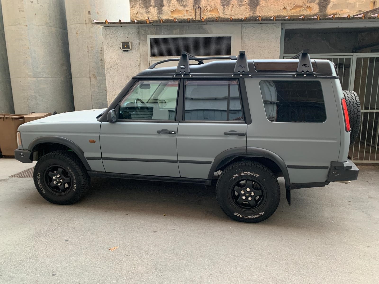 Roof bar for Discovery 1-2   COLOR TEXTURED BLACK